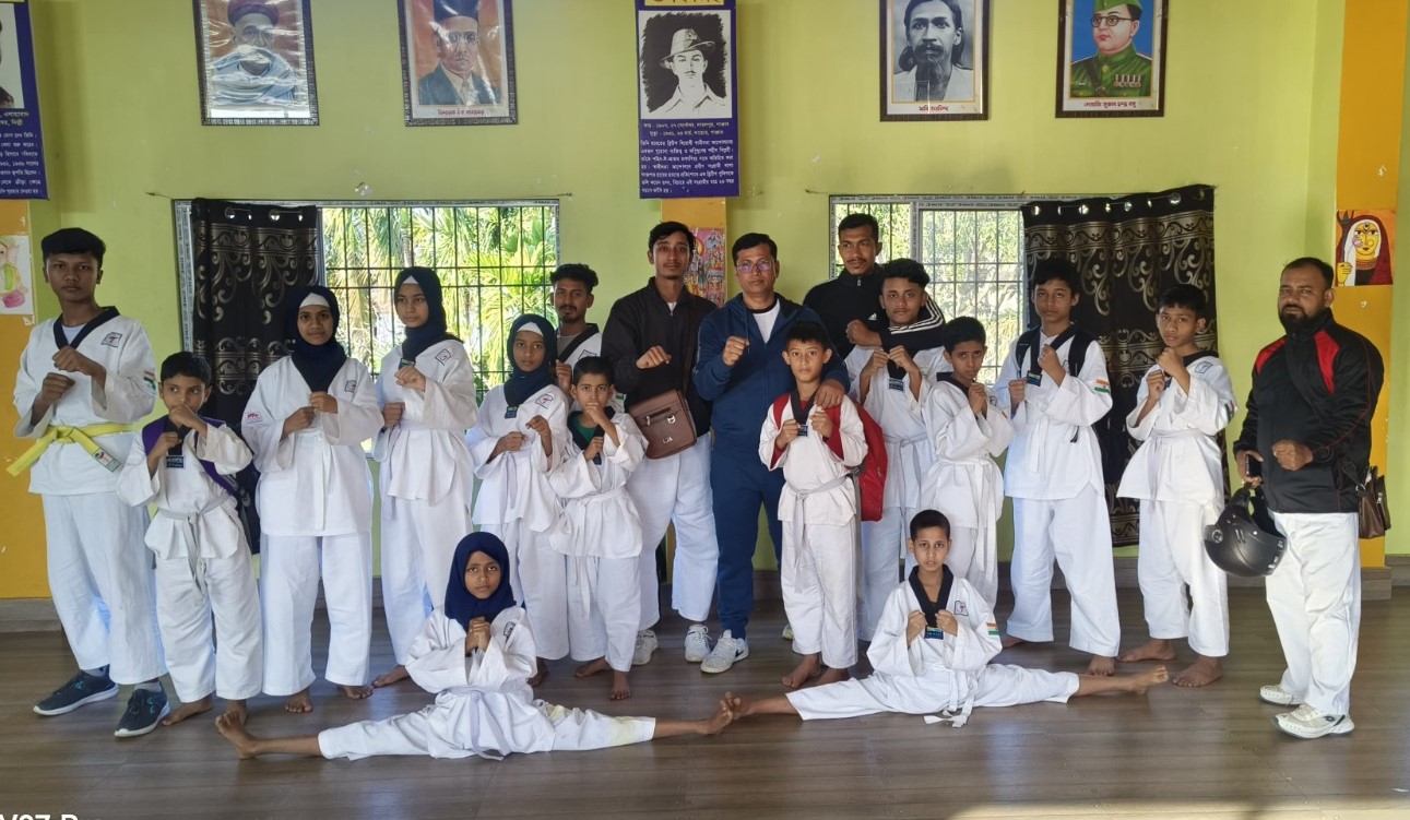 Group training at Royal Taekwondo Centre Baraigram