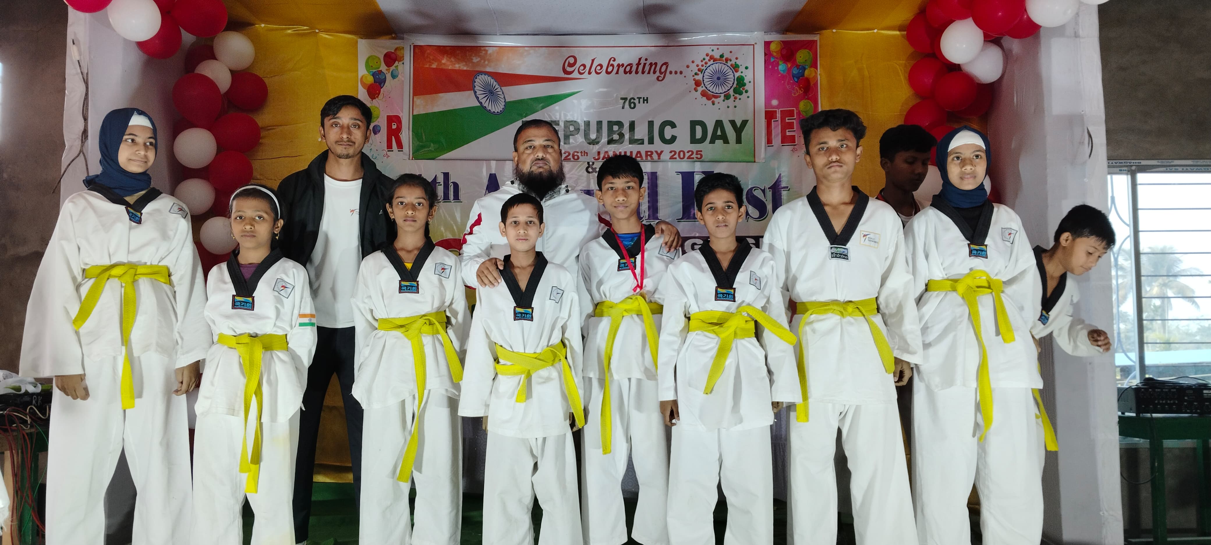 Taekwondo training session